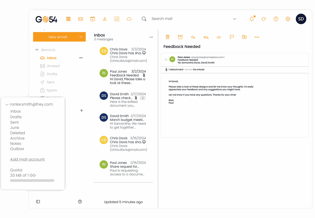 WhoGoHost email hosting ad-free experience