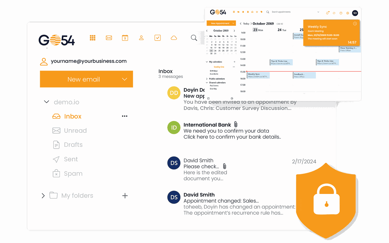 WhoGoHost email hosting feature highlight