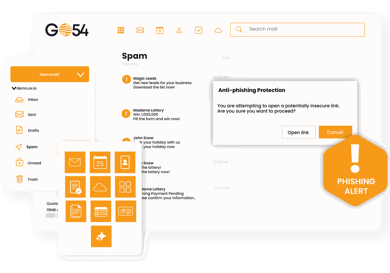 WhoGoHost email hosting productivity tools