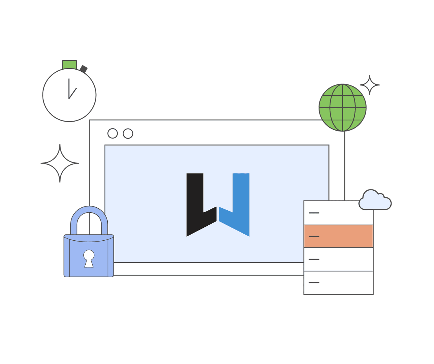 WhoGoHost VPS hosting infrastructure diagram