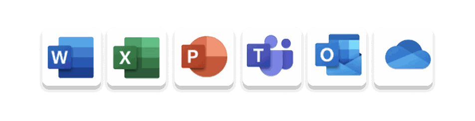 Microsoft 365 application icons