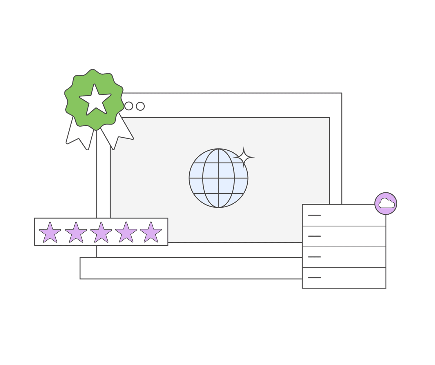 WhoGoHost web hosting control panel on a laptop