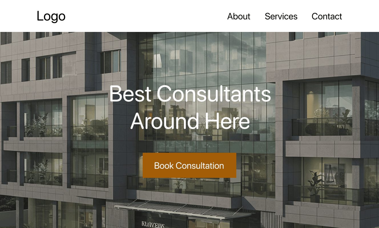 Business website template