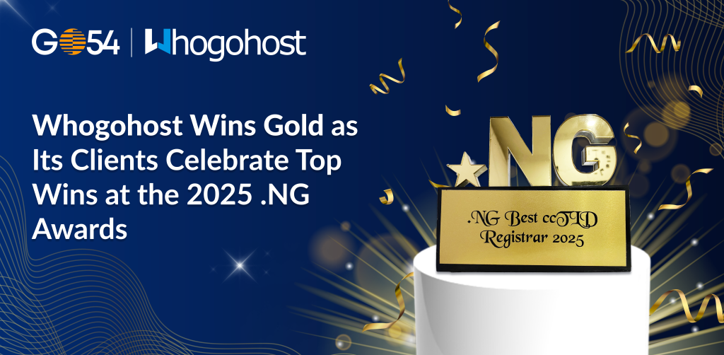 Whogohost And Clients Shine At The 2025 .ng Awards